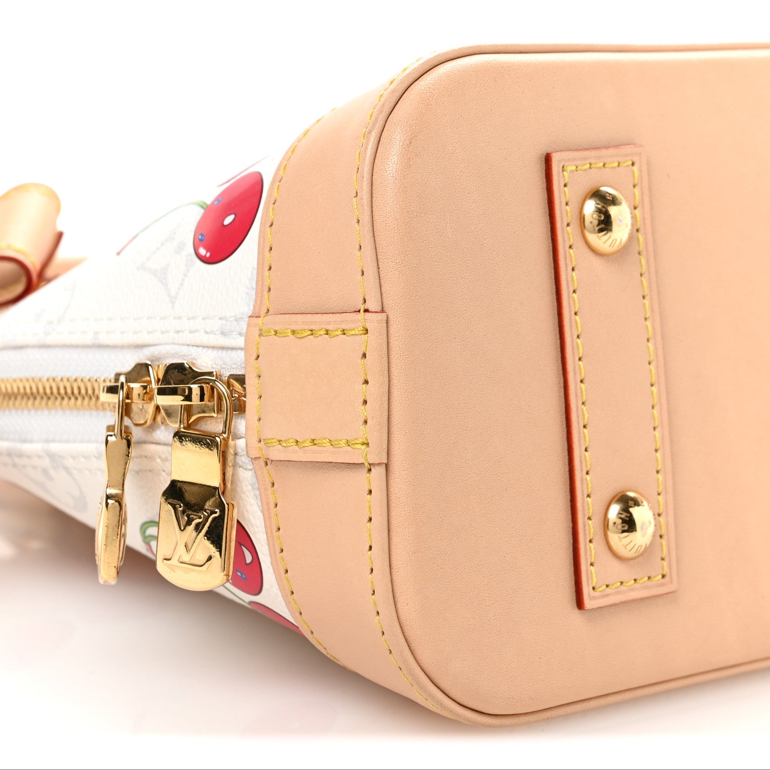 Louis Vuitton LV X TM Monogram Cerises Alma BB White 8 of 10