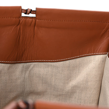 Loewe Canvas Calfskin Cushion Tote Beige 11 of 13