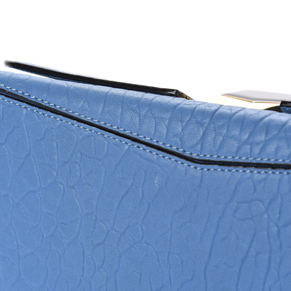 Jimmy Choo Grainy Calfskin Small Lockett Shoulder Bag Blue 10 of 12