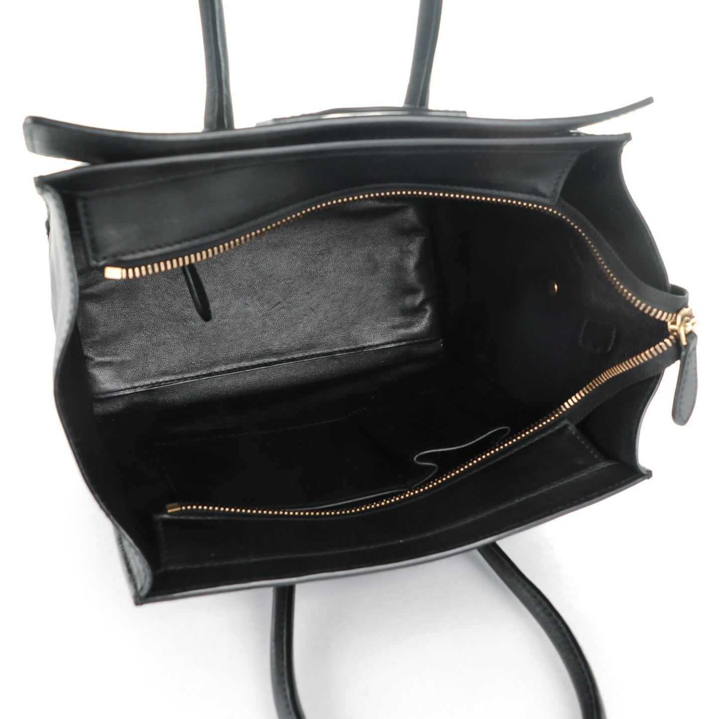 Smooth Calfskin Micro Luggage Black