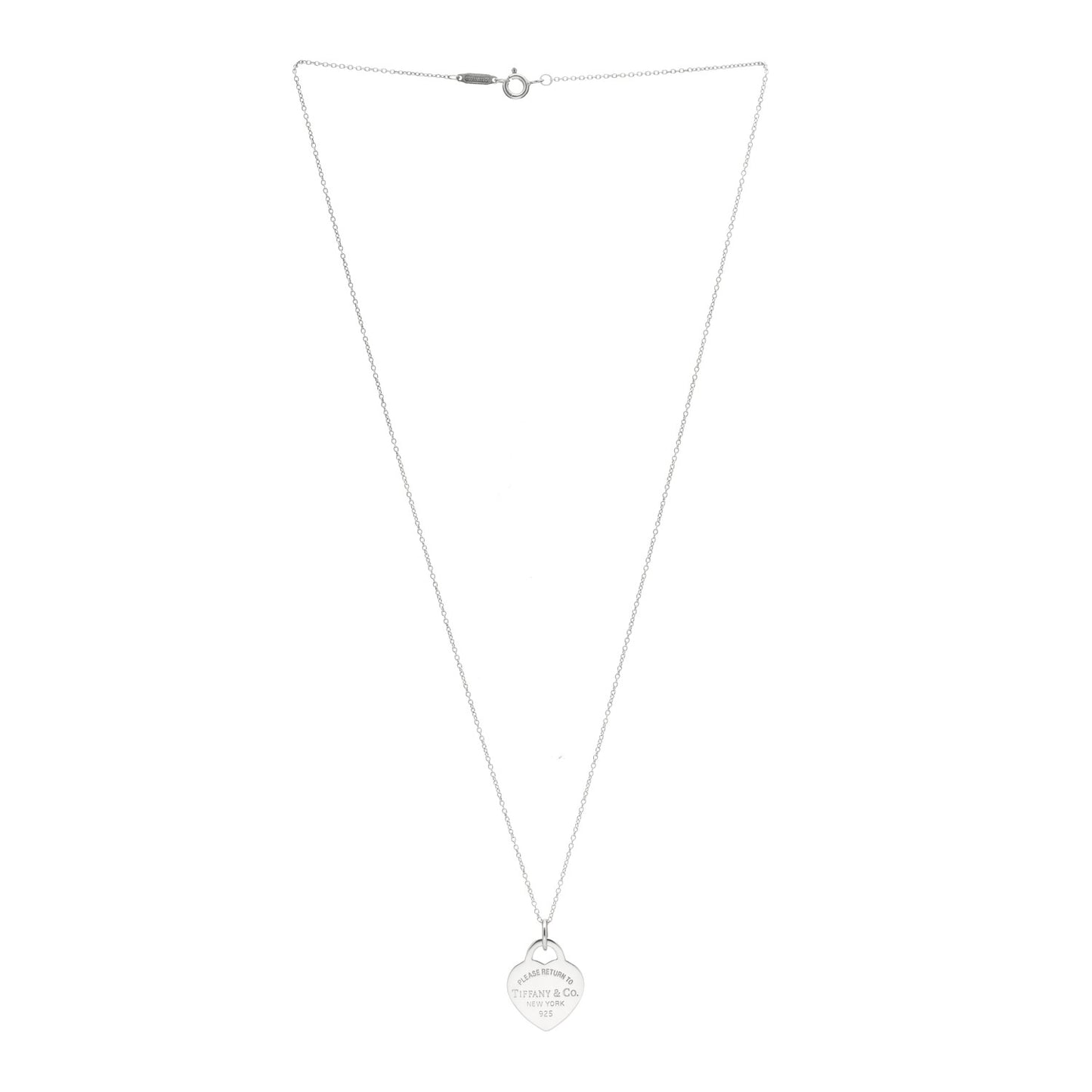 Sterling Silver Small Return to Tiffany Heart Pendant Necklace