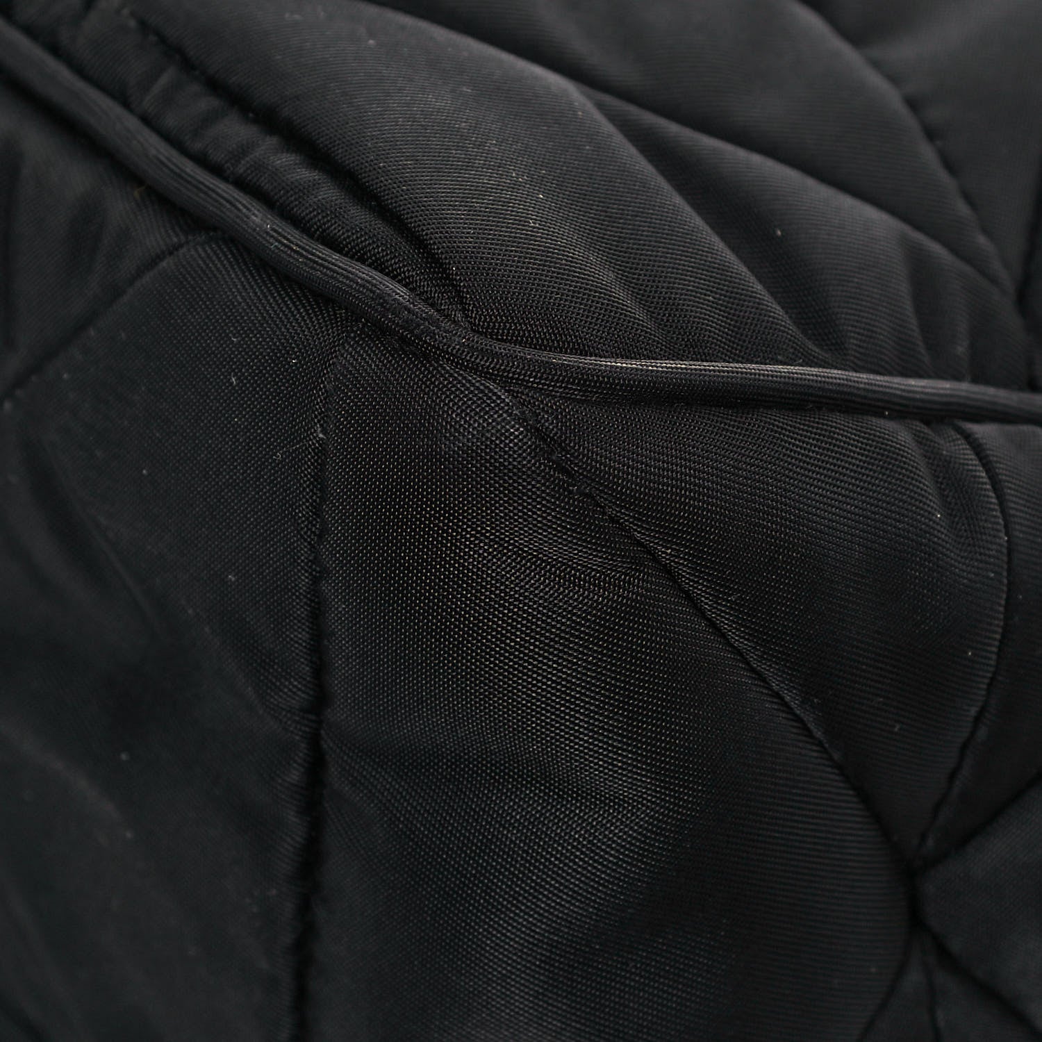 Prada Re-Nylon Quilted Padded Flap Shoulder Bag Black 10 of 10