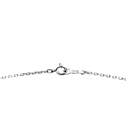 Mikimoto 18K White Gold Akoya Pearl Diamond .54ct Drop Pendant Necklace 3 of 3