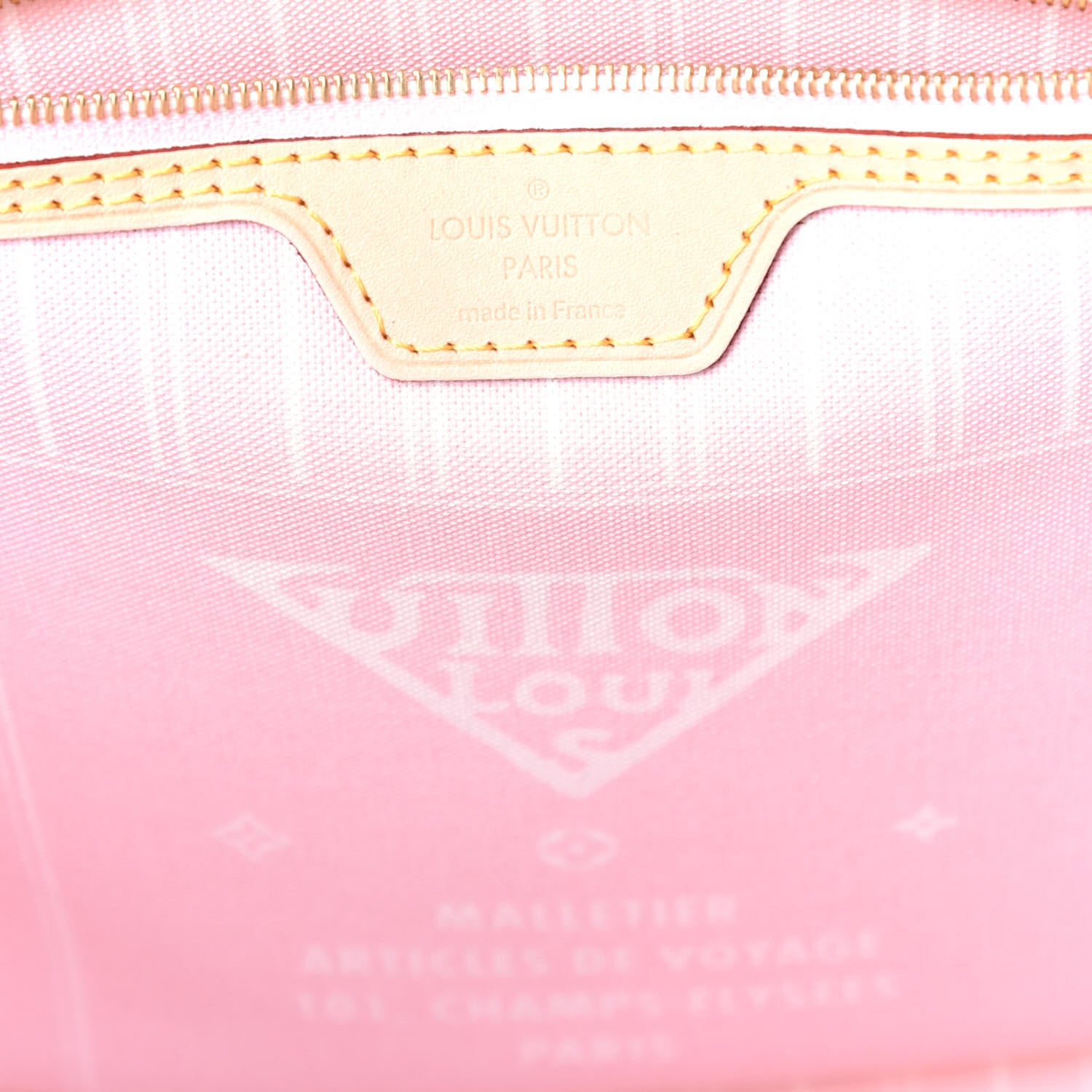 Louis Vuitton Monogram Giant By The Pool Neverfull MM Light Pink 6 of 8