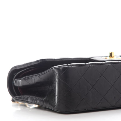 Chanel Lambskin Quilted Medium Double Flap Black 4 of 13