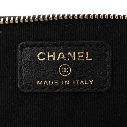 Chanel Lambskin Quilted CC Phone Holder Black 6 of 10