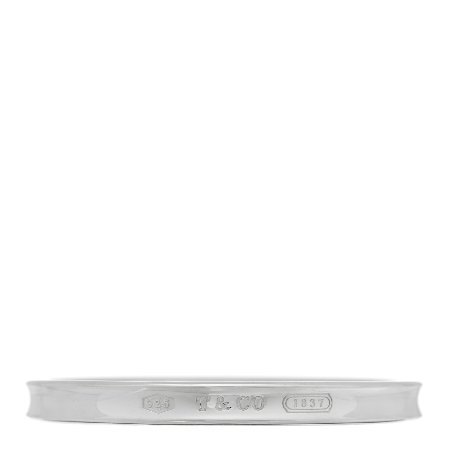 Sterling Silver Narrow 1837 Bangle Bracelet