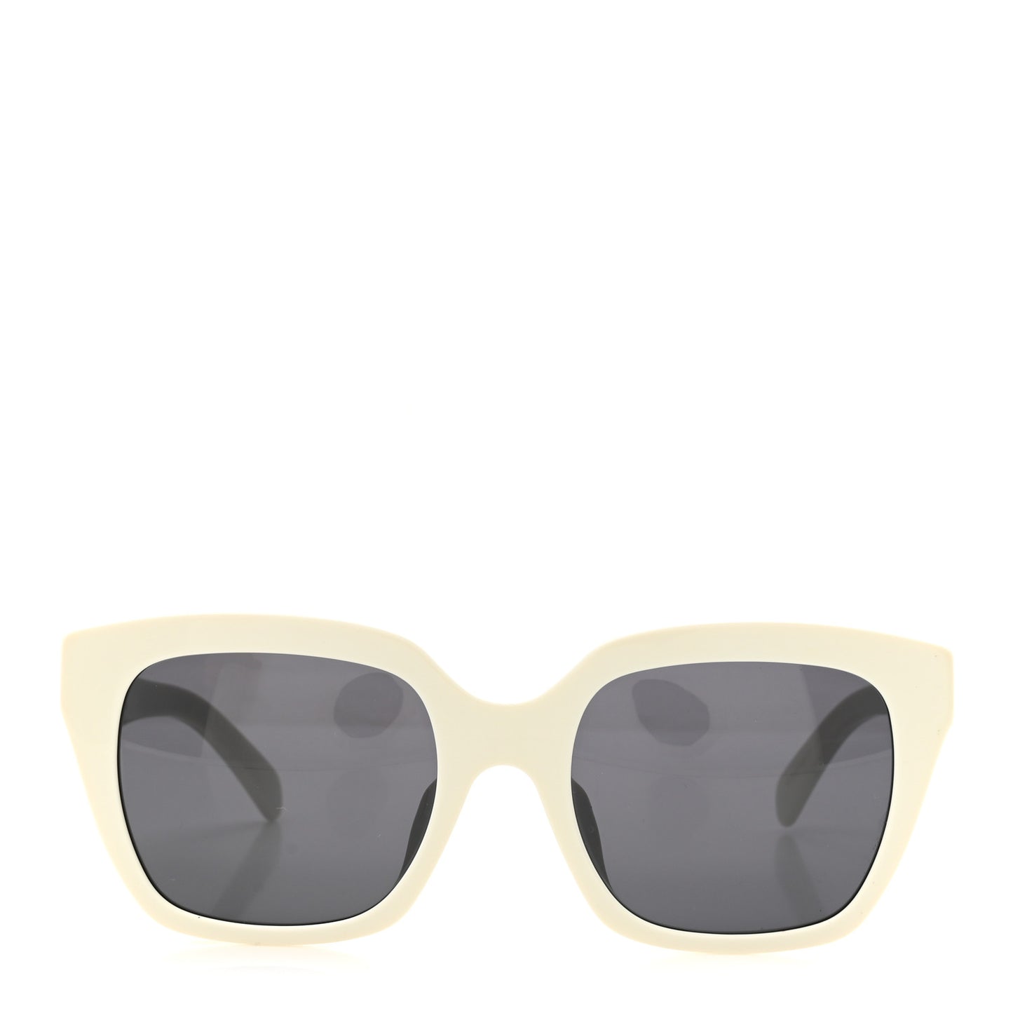 Acetate Sunglasses CL40198F White