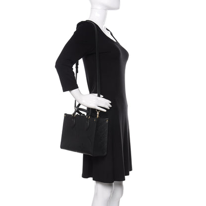 Louis Vuitton Empreinte Monogram Giant Onthego PM Black 2 of 10