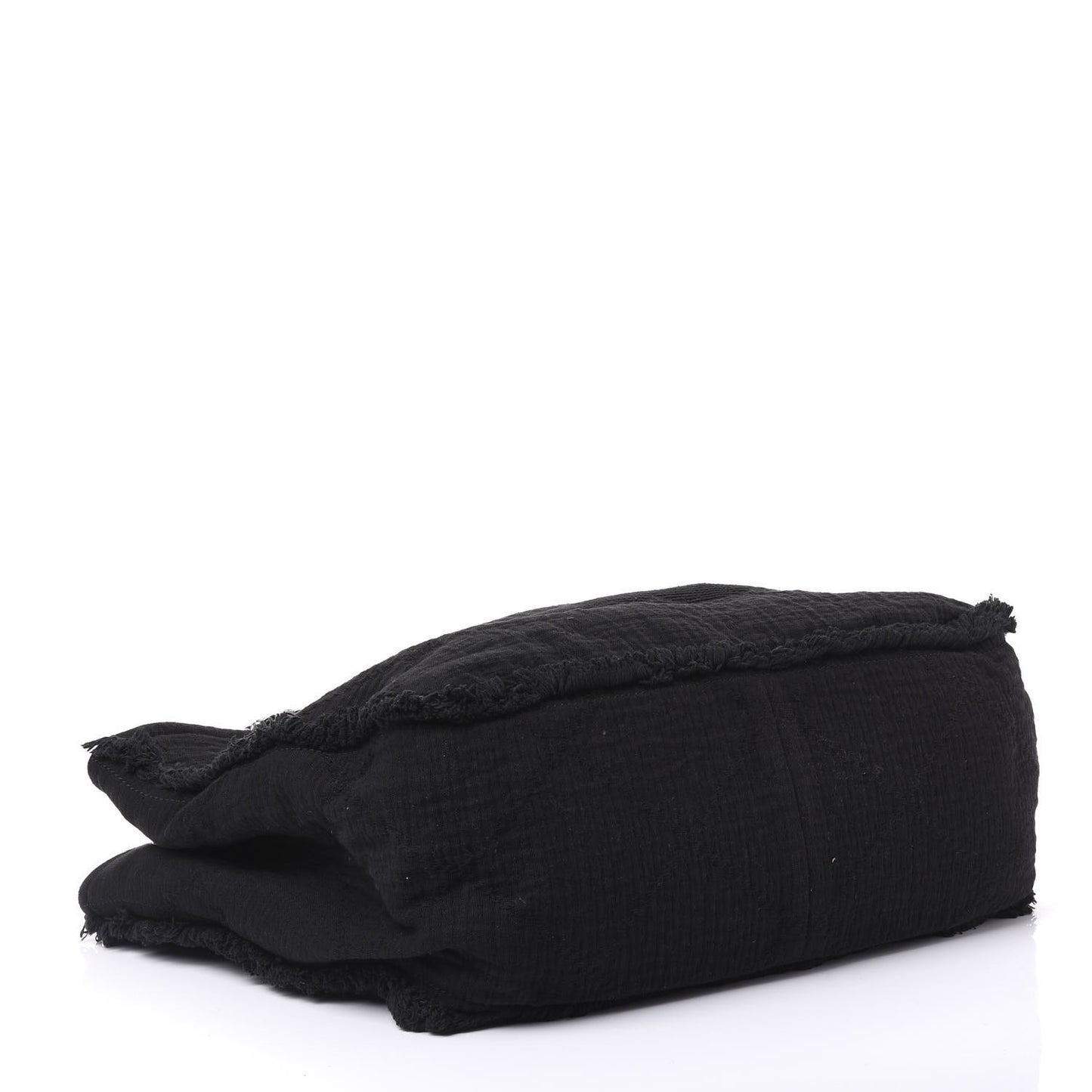 Canvas Extra Large Double Face Shopping Tote Black