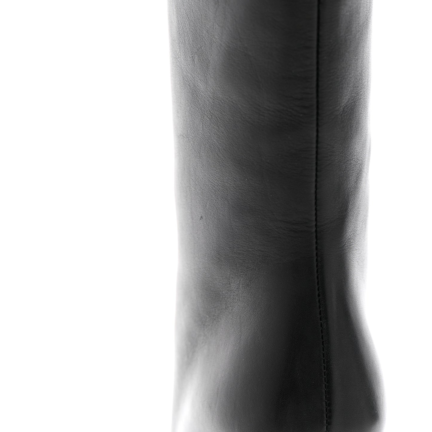 Calfskin Studded Jacquelyne Knee High Boots 37.5 Black