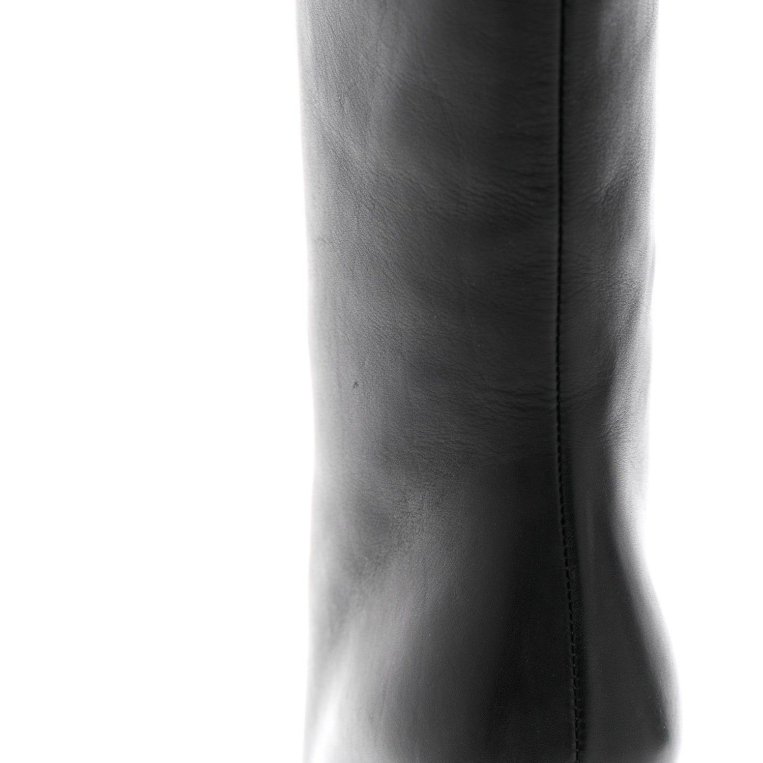 Gucci Calfskin Studded Jacquelyne Knee High Boots 37.5 Black 13 of 17