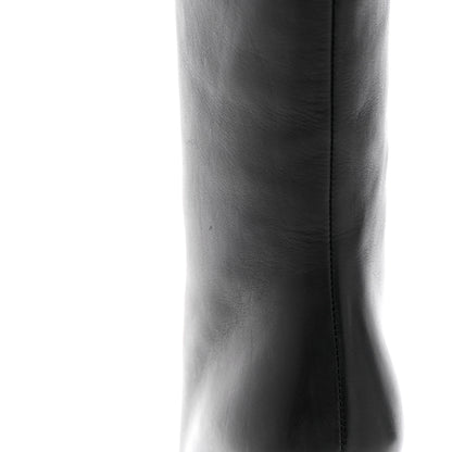 Gucci Calfskin Studded Jacquelyne Knee High Boots 37.5 Black 13 of 17