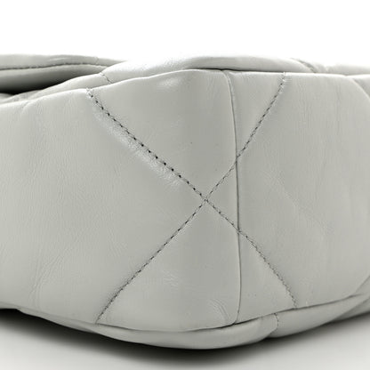 Chanel Lambskin Quilted Medium Chanel 19 Flap Light Blue 9 of 10