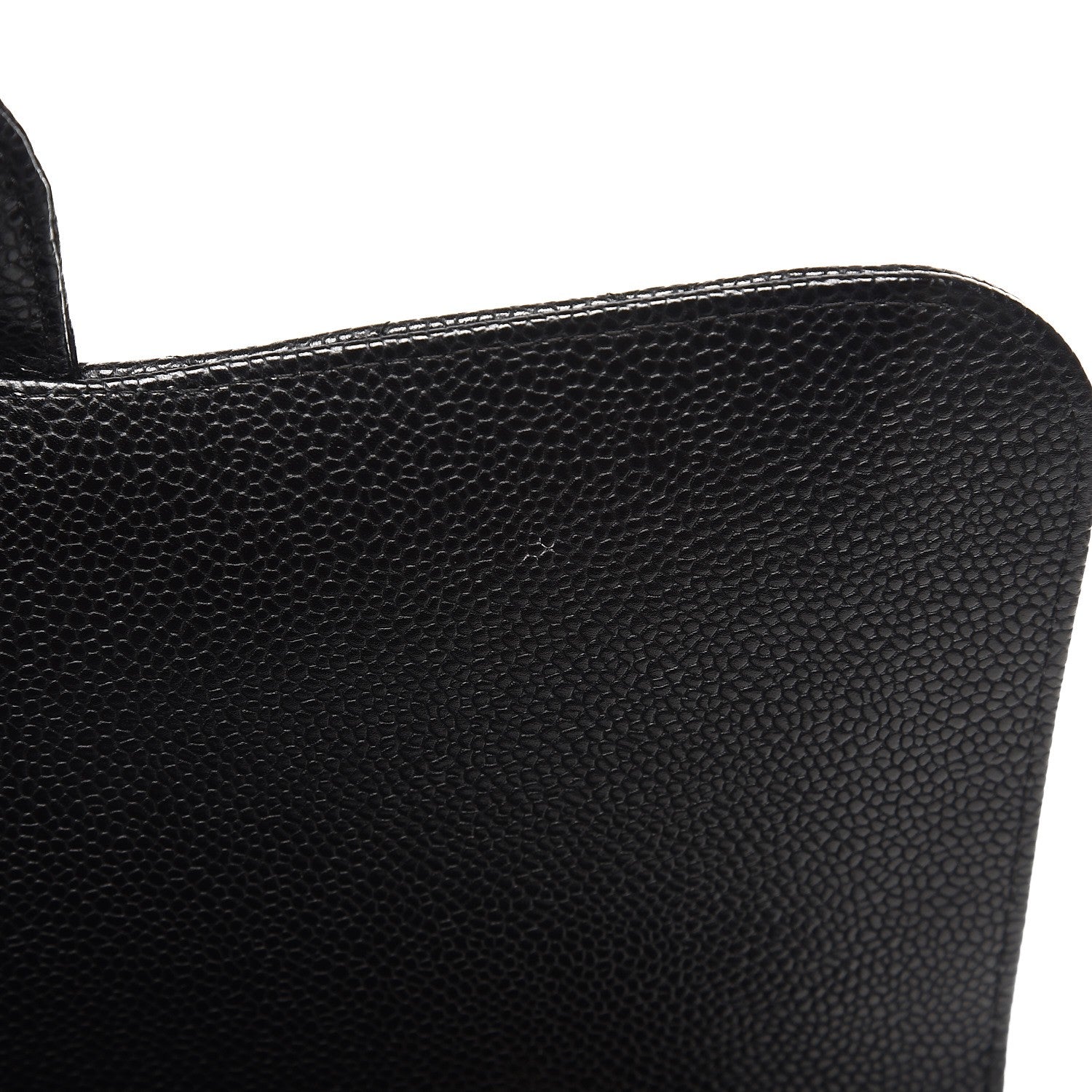 Chanel Caviar Quilted Jumbo Single Flap Black 8 of 9