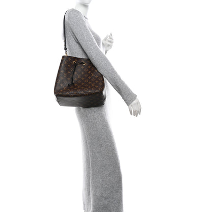 Louis Vuitton Monogram Neonoe MM Black 3 of 12