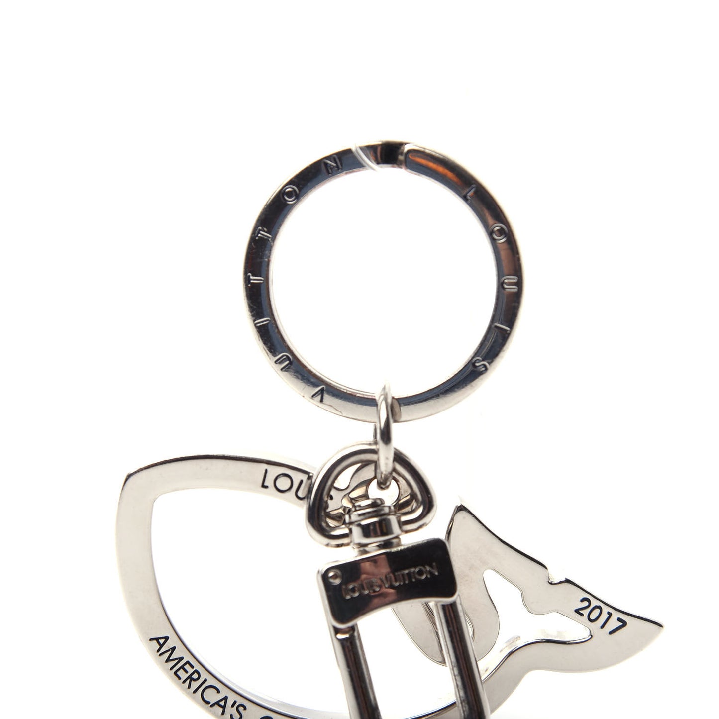 Americas Cup Tropicoral Whale Bag Charm Key Holder
