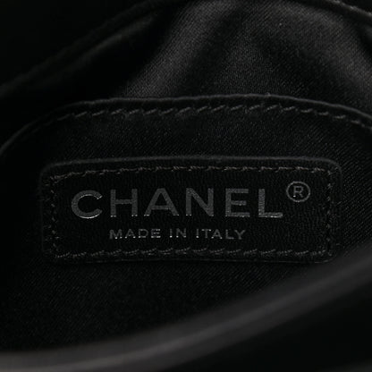 Chanel Lambskin Quilted Mini Chanel 3 Flap Black 9 of 11
