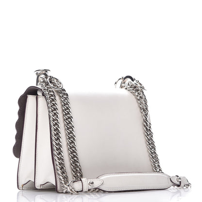 Fendi Vitello Liberty Scalloped Multi Studded Small Kan I Shoulder Bag White Ice Multicolor 3 of 12