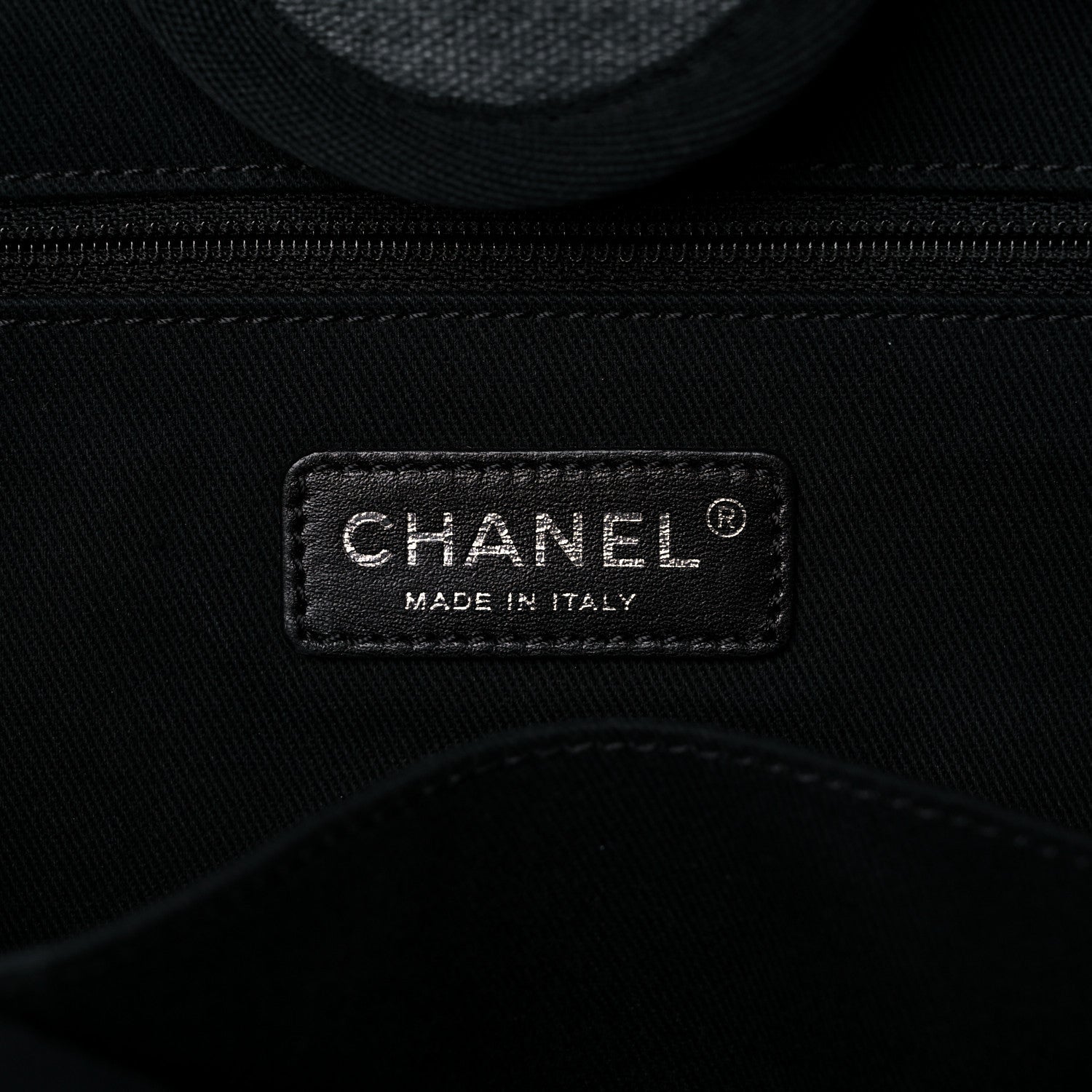Chanel Canvas Medium Deauville Tote Grey 6 of 14