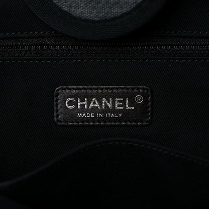 Chanel Canvas Medium Deauville Tote Grey 6 of 14