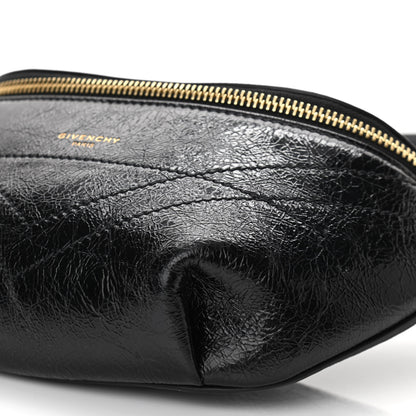 Givenchy Crackle Calfskin ID Belt Bag Black 10 of 10