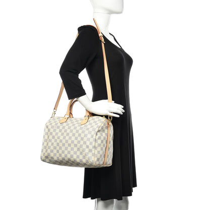 Louis Vuitton Damier Azur Speedy Bandouliere 30 2 of 12