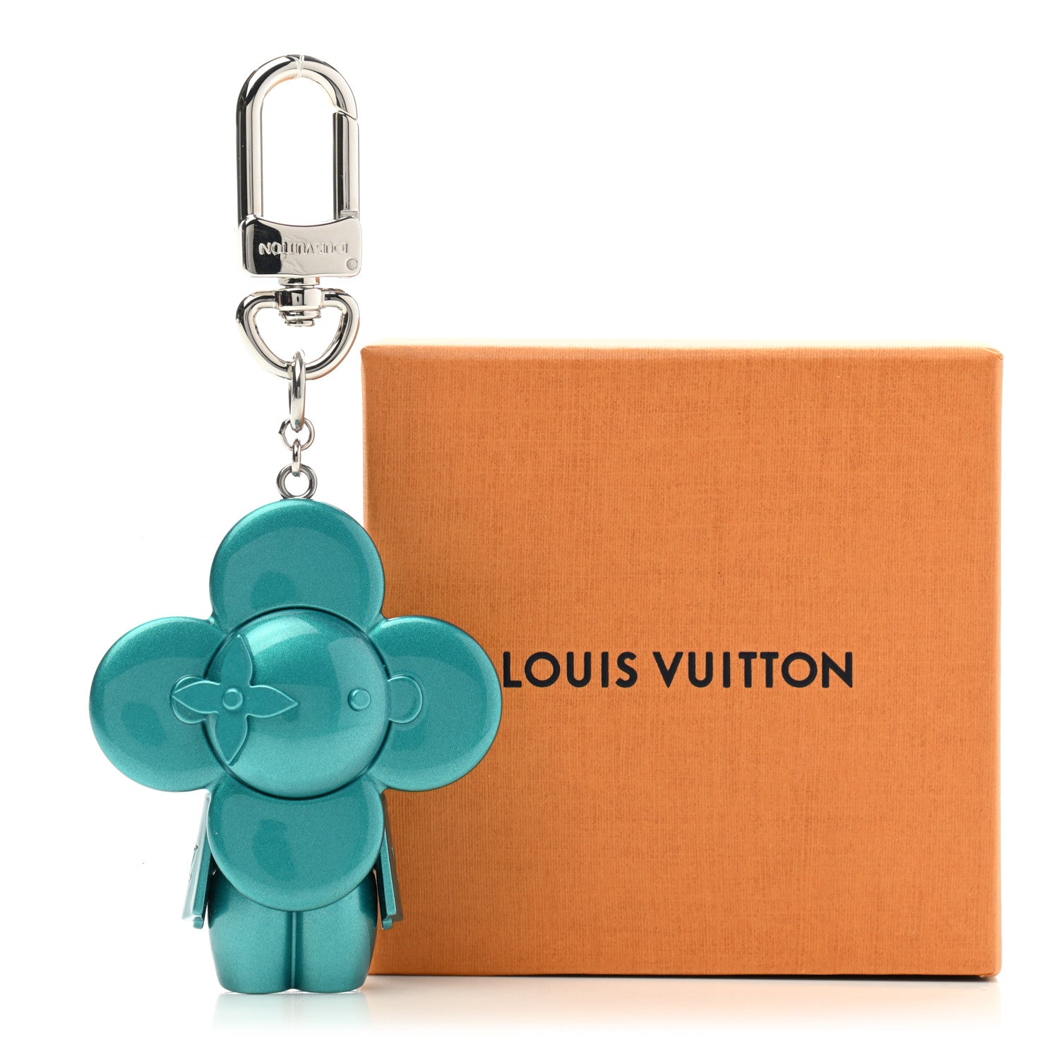 Louis Vuitton Vivienne Bag Charm Key Holder Turquoise 5 of 5