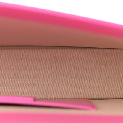 Jacquemus Smooth Calfskin Le Bambino Long Flap Pink 10 of 12
