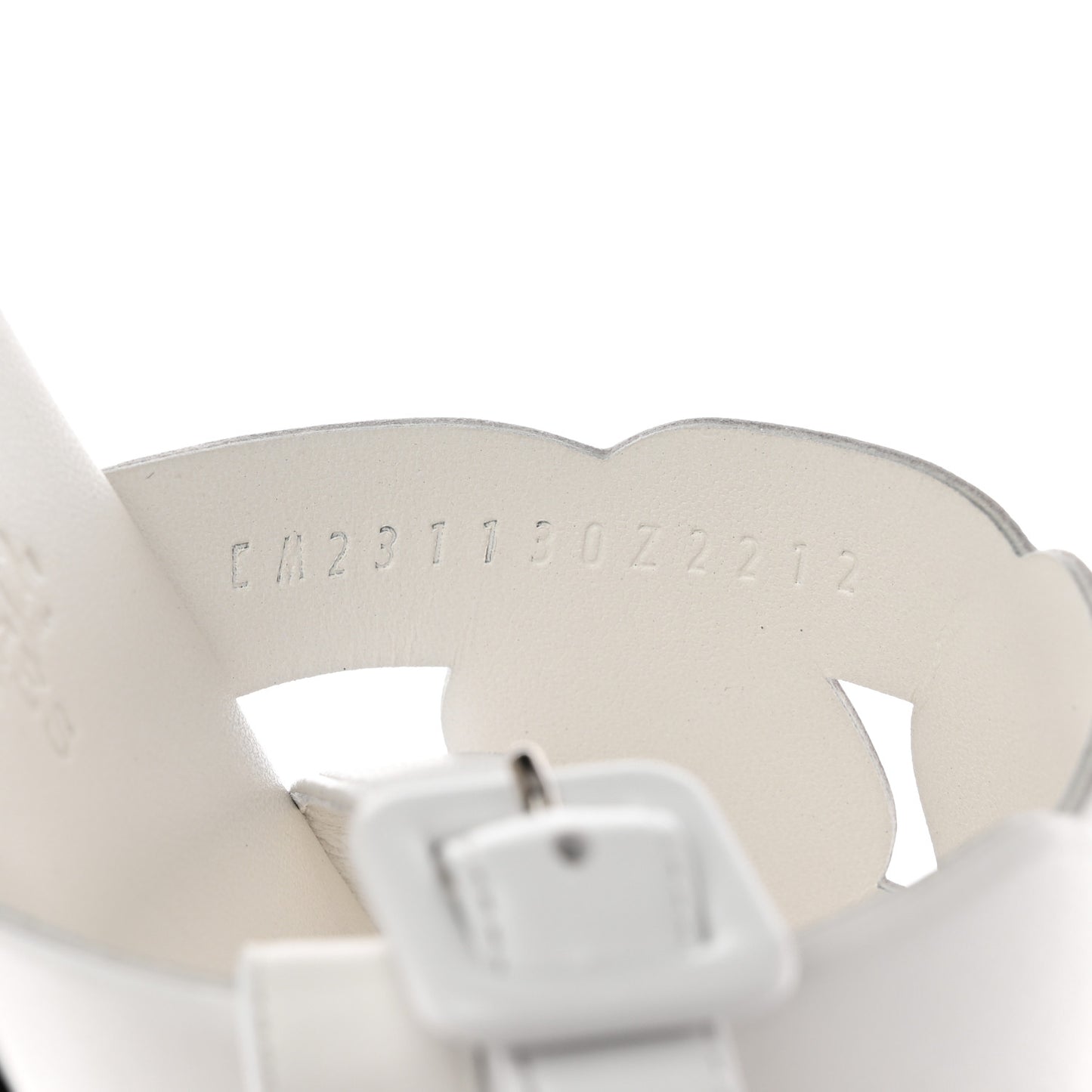 Nappa Womens Grace Sandals 36.5 White