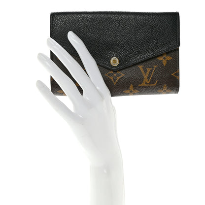 Louis Vuitton Monogram Pallas Compact Wallet Black 2 of 15