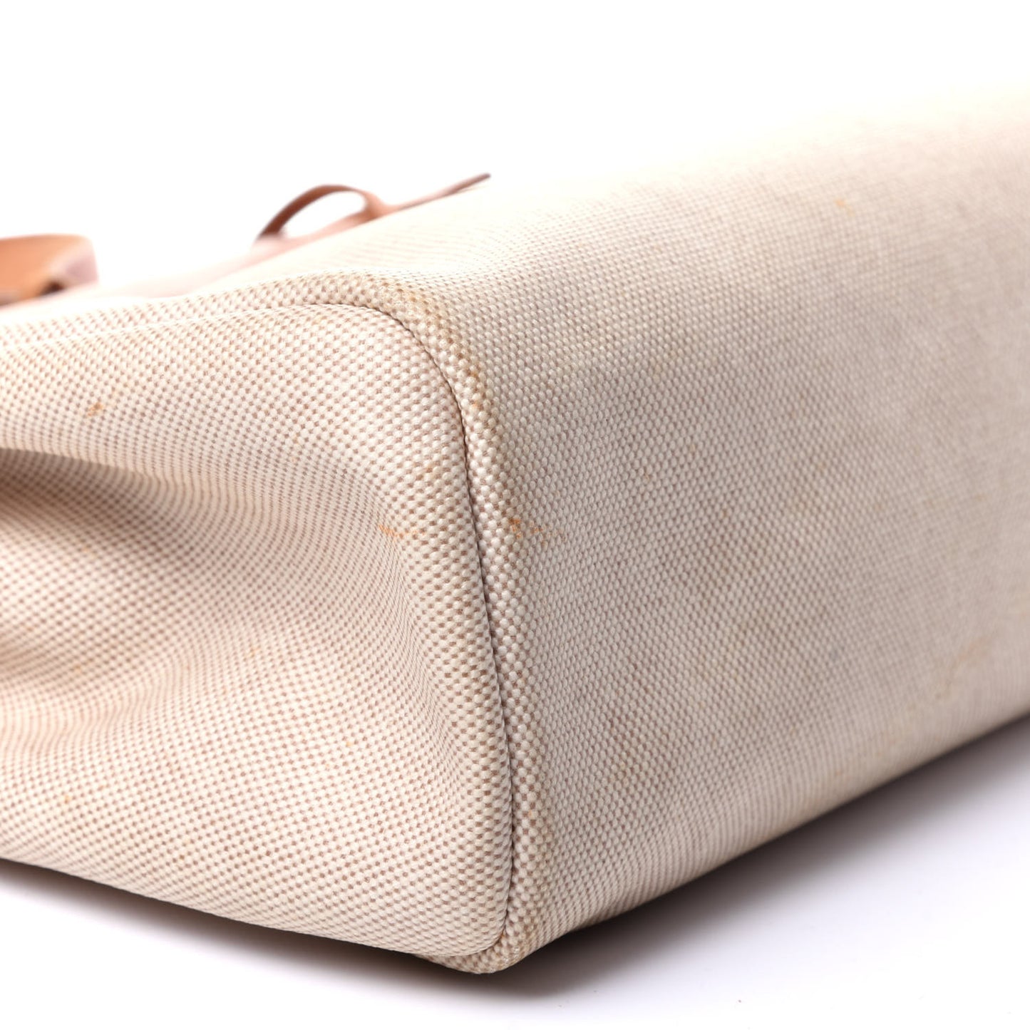 Toile Vache Calfskin Herbag 30 PM Backpack Natural