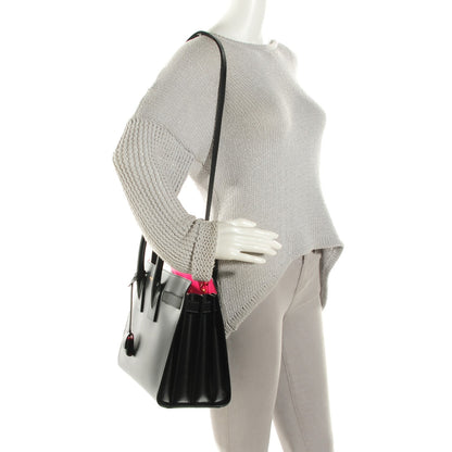 Saint Laurent Calfskin Small Sac De Jour Black Fuchsia 3 of 9