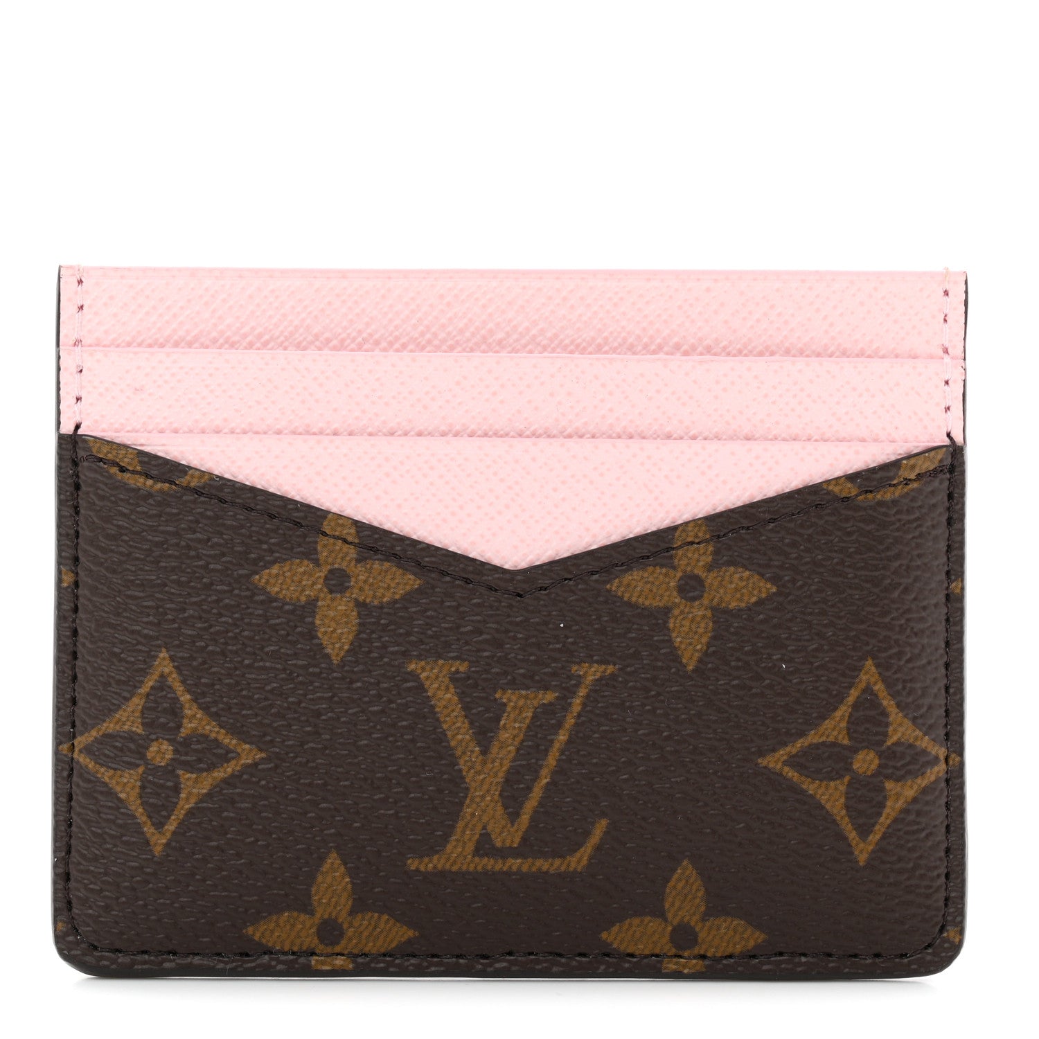 Louis Vuitton Monogram Triple Card Holder Rose Confetti 1 of 7