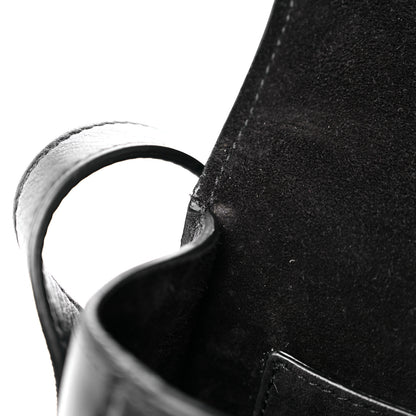 Celine Smooth Calfskin Cuir Triomphe Folco Crossbody Bag Black 12 of 13