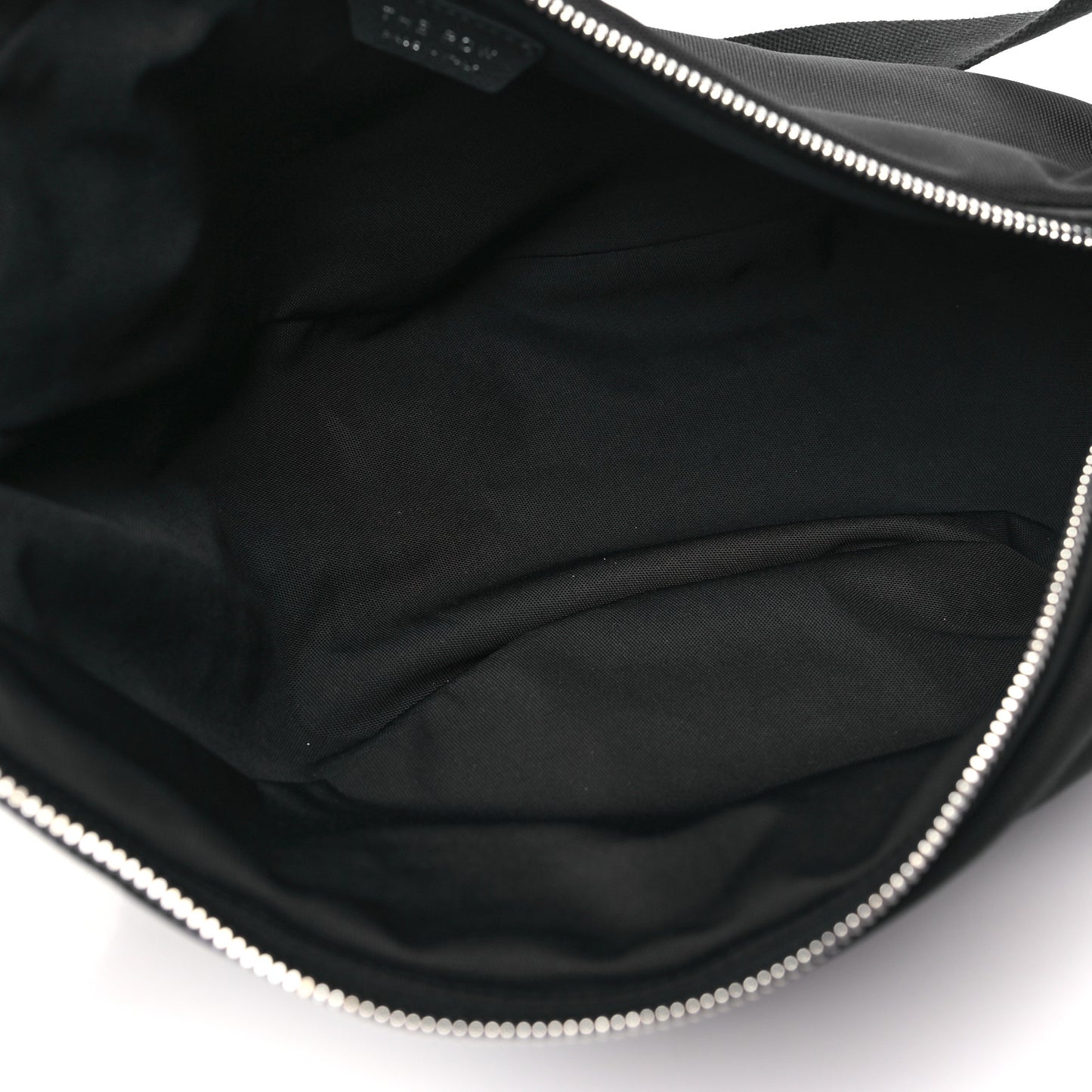 Nylon Slouchy Banana Two Bag Black
