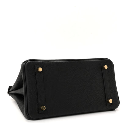 Hermes Togo Birkin 25 Black 4 of 9