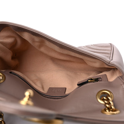 Gucci Calfskin Matelasse Small GG Marmont Shoulder Bag Porcelain Rose 5 of 18
