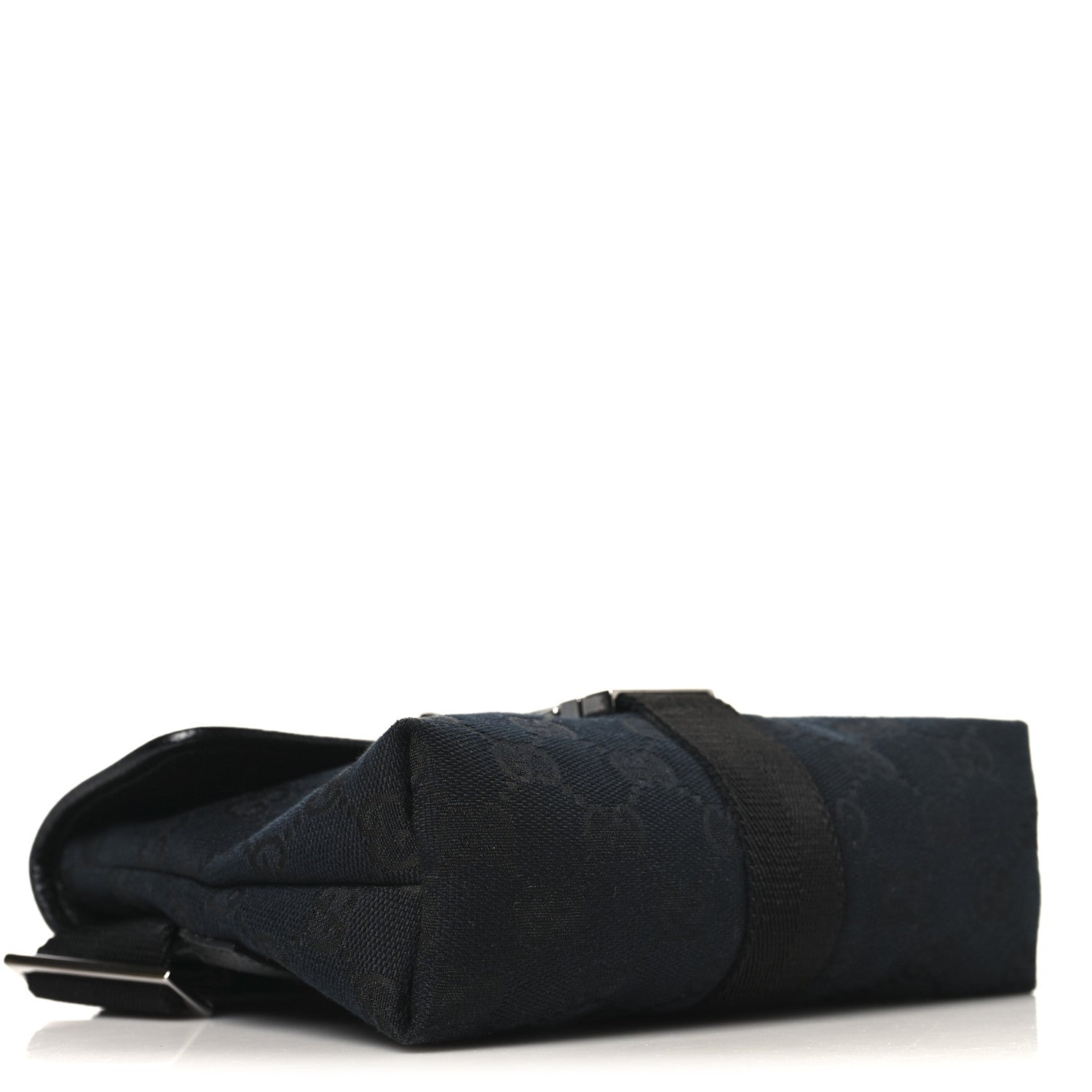 Gucci GG Monogram Web Buckle Belt Bag Black 4 of 10