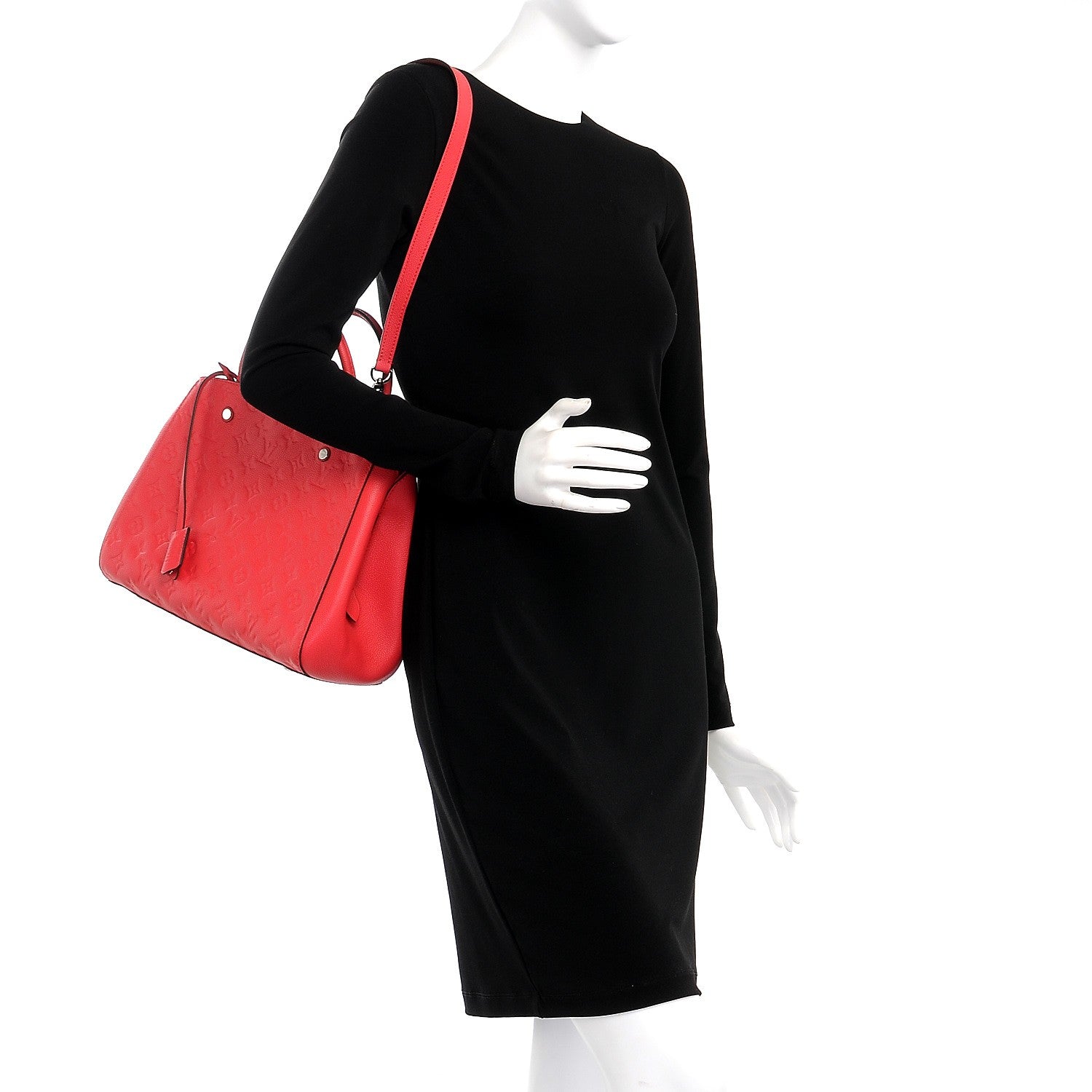 Louis Vuitton Empreinte Montaigne MM Poppy 2 of 9