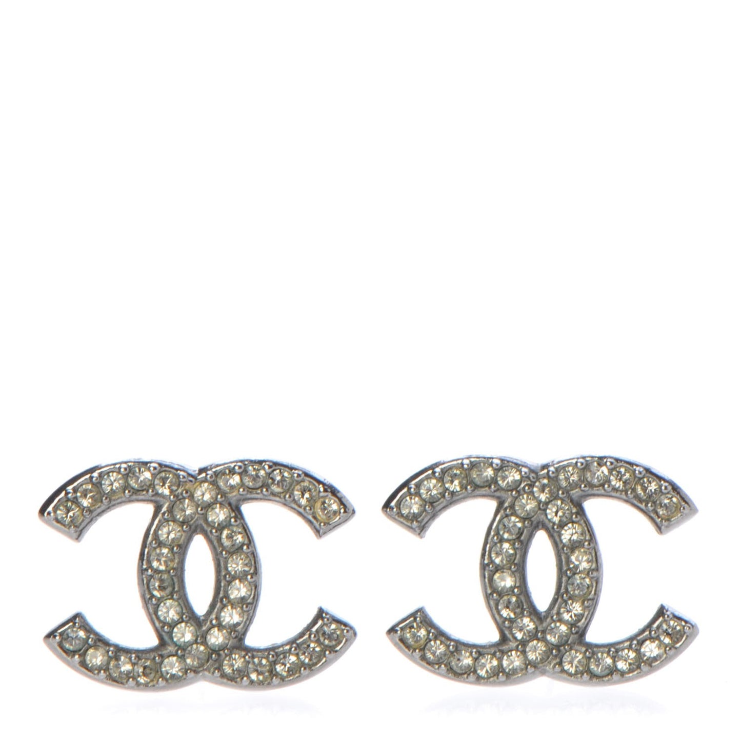 Ruthenium Crystal CC Earrings