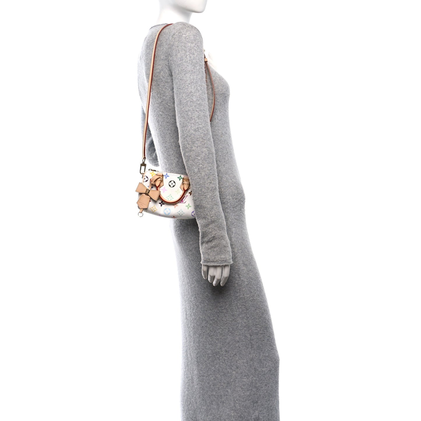 LV X TM Monogram Multicolor Nano Speedy White