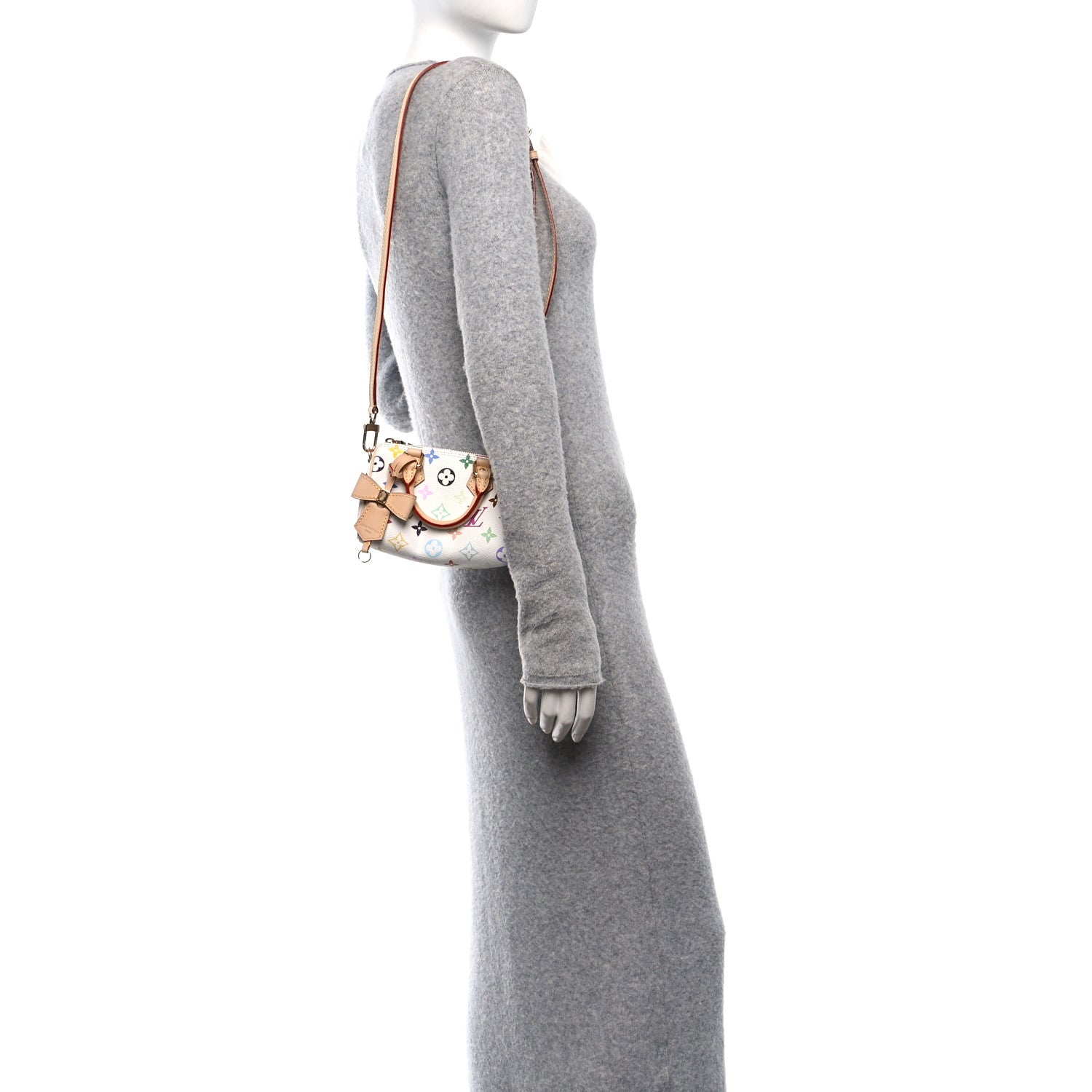 Louis Vuitton LV X TM Monogram Multicolor Nano Speedy White 2 of 9