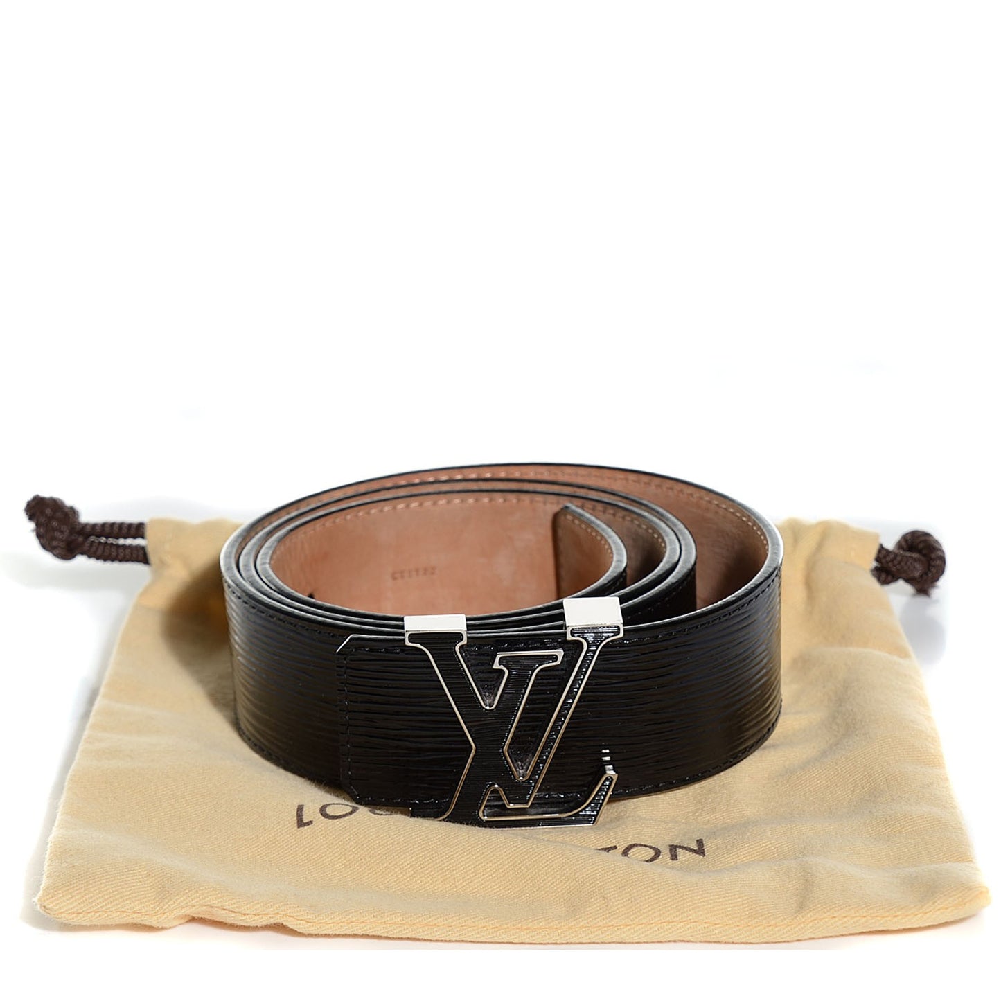 Electric Epi 40mm LV Initiales Belt 95 38 Black