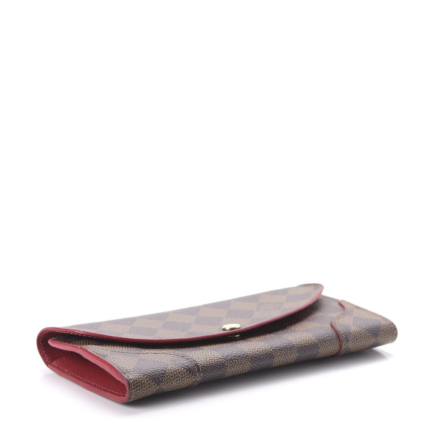 Damier Ebene Caissa Wallet Cherry