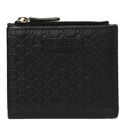Gucci Microguccissima Snap Bi-Fold Wallet Black 1 of 9