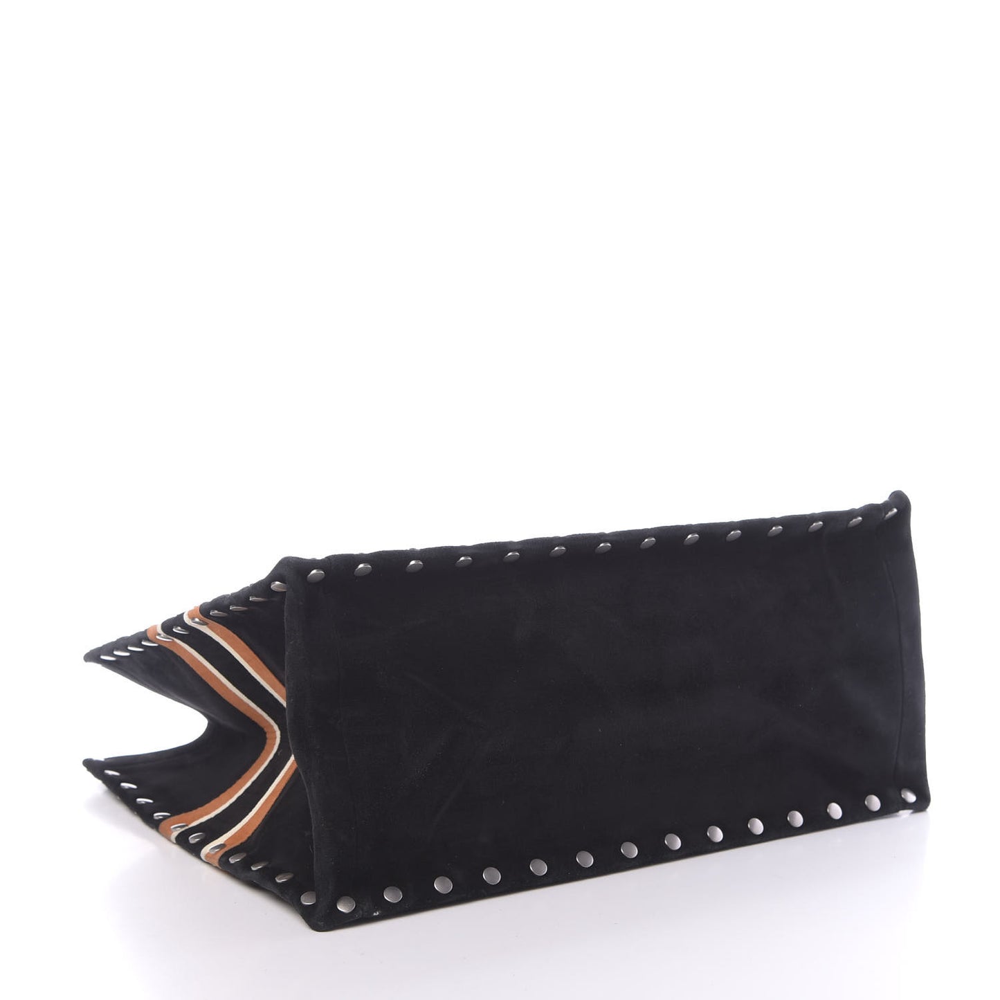 Suede Large La Terre Earth Book Tote Black