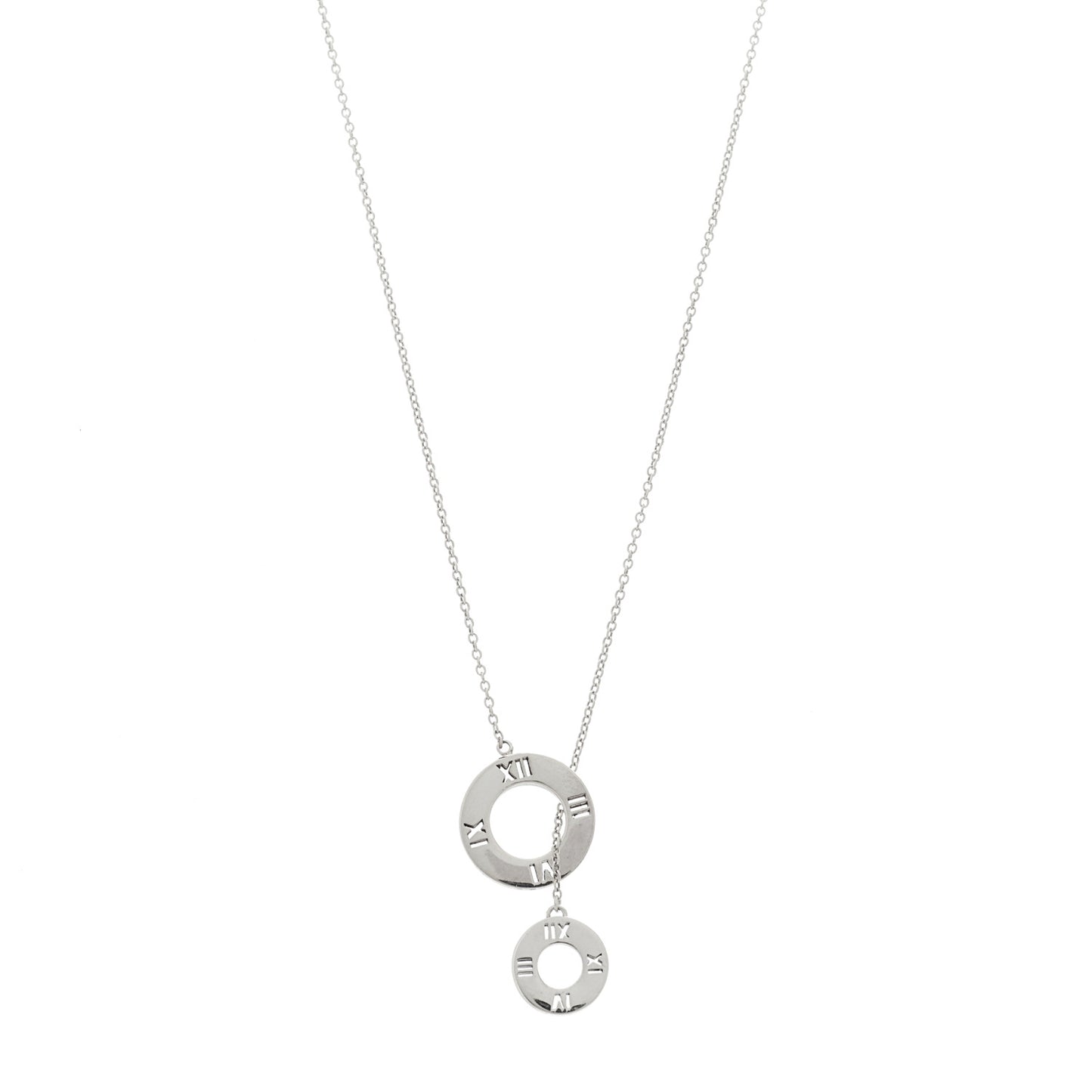 Sterling Silver Atlas Lariat Pendant Necklace