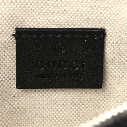 Gucci Calfskin GG Tennis Embossed Belt Bag Black 5 of 7