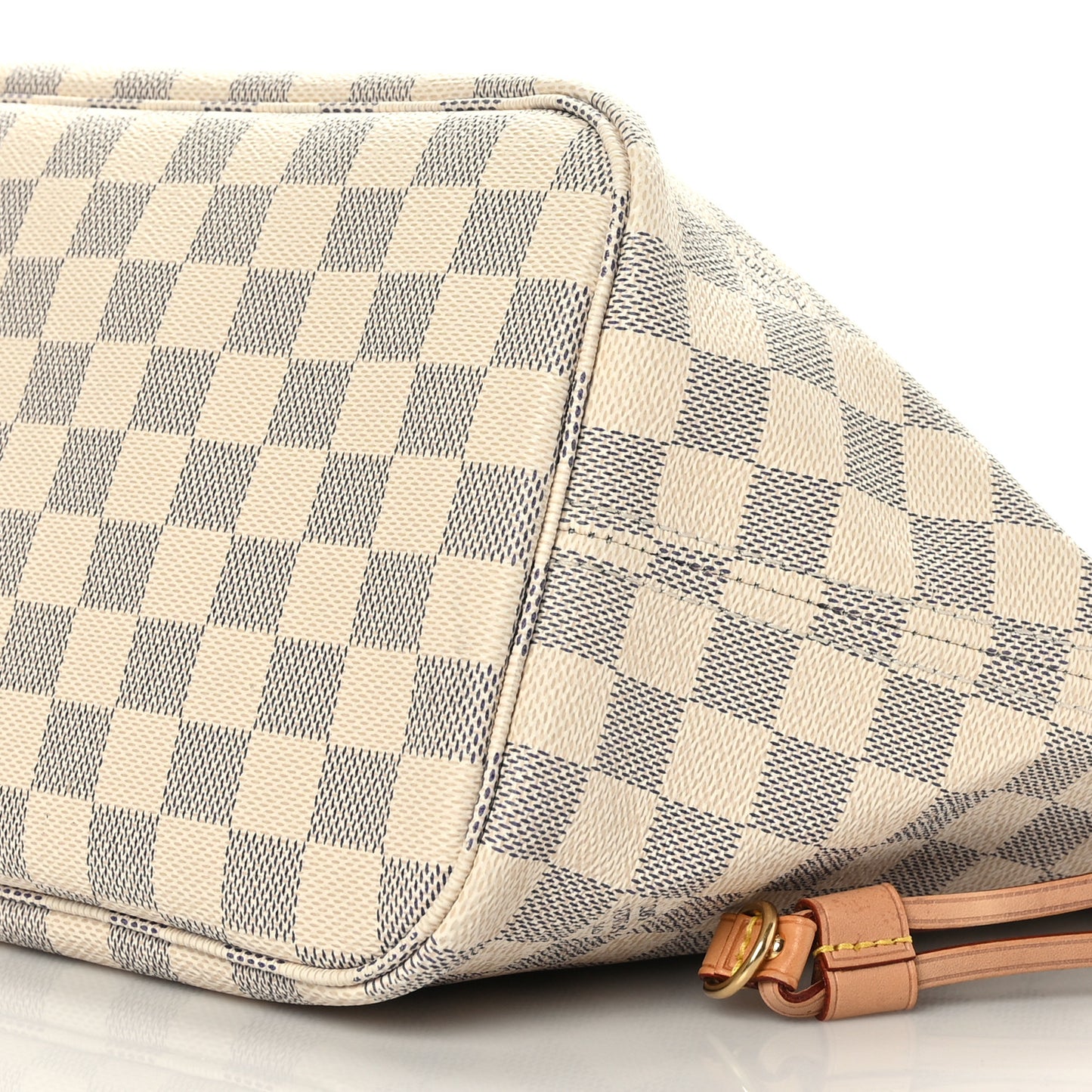 Damier Azur Neo Neverfull MM Rose Ballerine